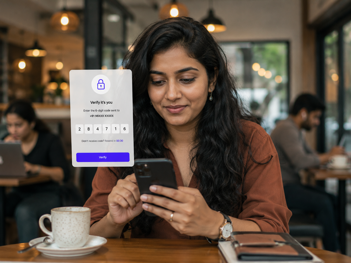 OTP SMS Service in action for an Indian business
